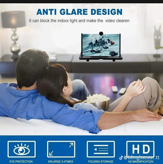 Mobile Phone Video Amplifier Enlarged Screen Magnifier—Your Portable Home Cinema