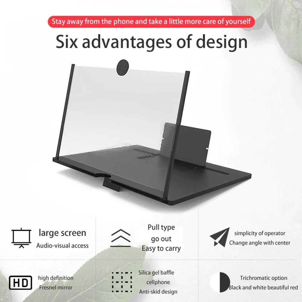 Mobile Phone Video Amplifier Enlarged Screen Magnifier—Your Portable Home Cinema